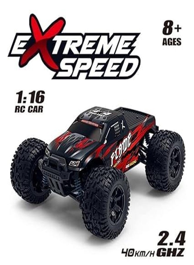 GORMERY High Speed 40km/h 4WD 2.4Ghz Remote Control Truck 9130, 1:16 Scale Radio Conrtolled Off-Road RC Car Electronic Monster Truck R/C RTR Hobby Cross-Country Car Buggy - Image 2
